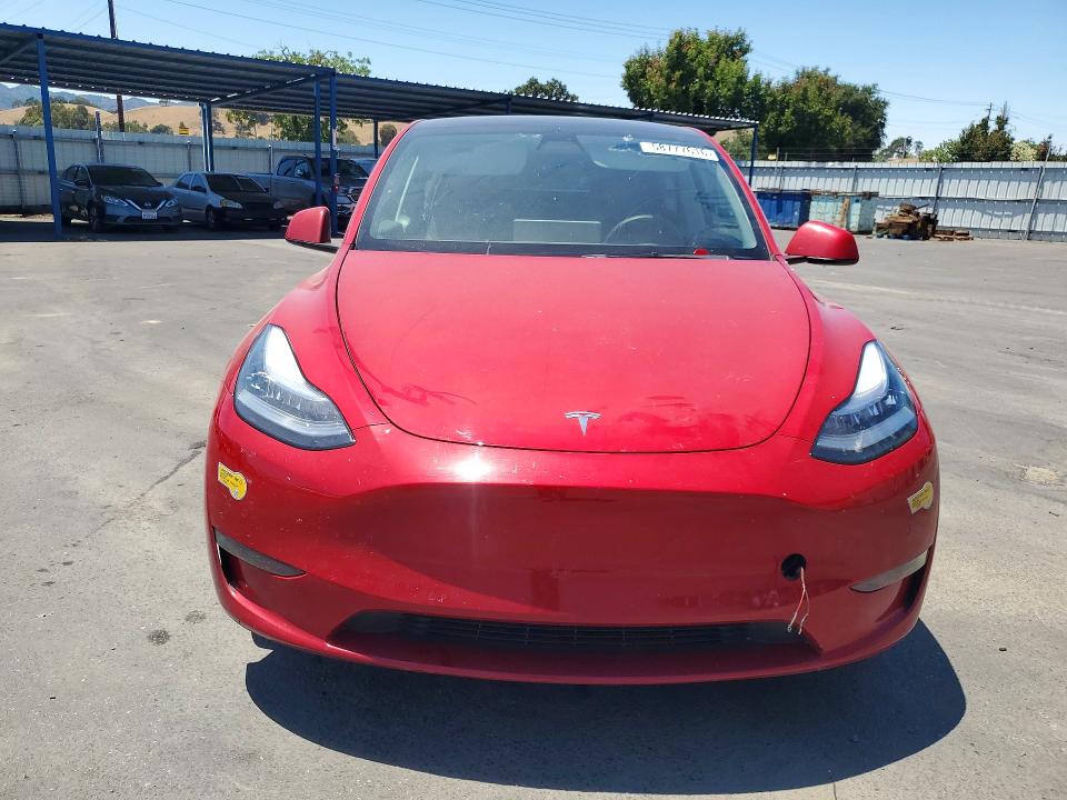 2021 Tesla Model y VIN 5YJYGDEE7MF271848 COPART salvage auction — SIDE, Ca - Salvage Certificate, sold $6,100 on 2026-07-23 (photo 5)