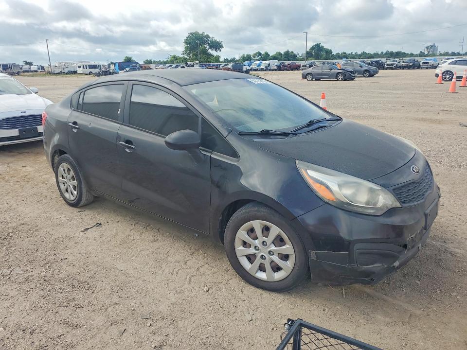 2014 Kia Rio VIN KNADM4A37E6335991 COPART salvage auction — FRONT END, Nm - Cert Of Title-Salvage, sold $200 on 2026-07-22 (photo 4)