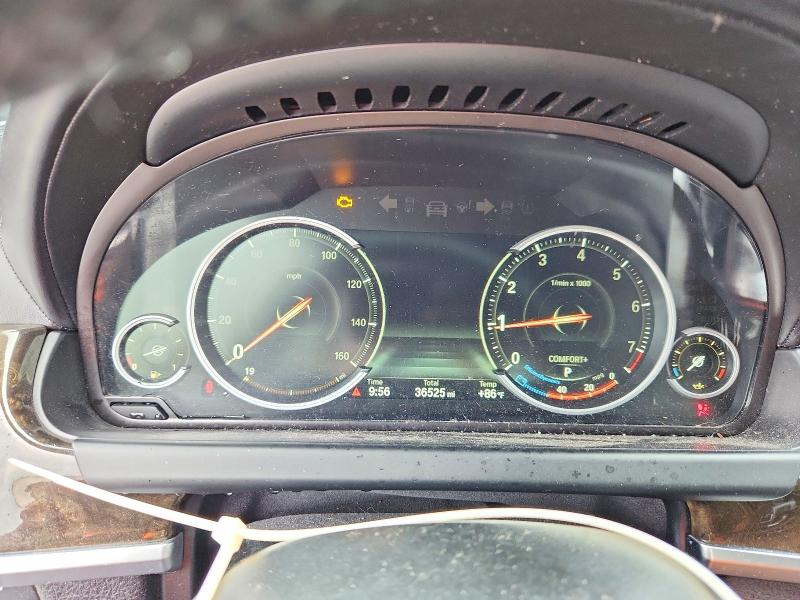 2018 BMW 6er VIN WBA6D0C55JG852842 COPART salvage auction — FRONT END, La - Cert Of Title-Salvage, sold $8,700 on 2026-07-29 (photo 9)