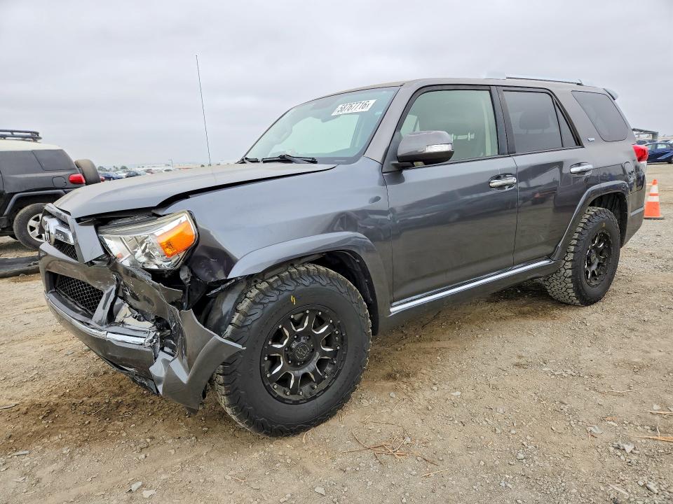 2013 Toyota 4runner VIN JTEZU5JR1D5054501 COPART salvage auction — FRONT END, Salvage Title, sold $3,500 on 2026-07-24 (photo 1)