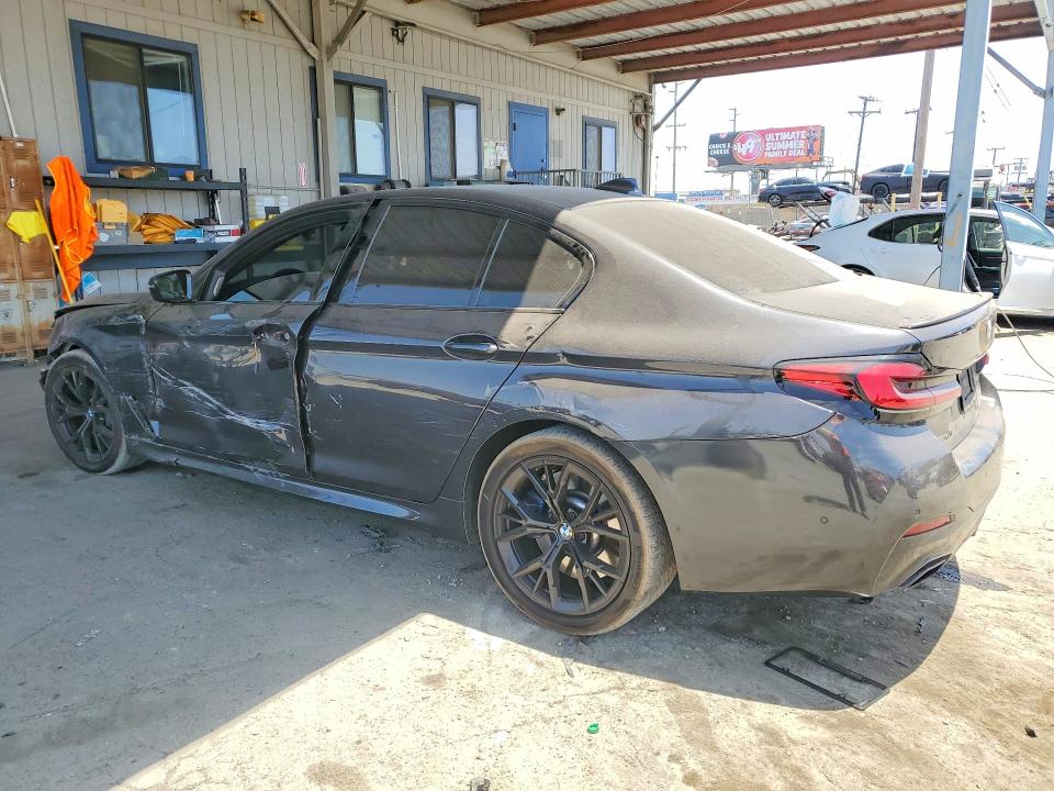 2023 BMW 5er VIN WBA53BJ0XPWY06181 COPART salvage auction — FRONT END, Ca - Salvage Certificate, sold $17,700 on 2026-07-16 (photo 2)