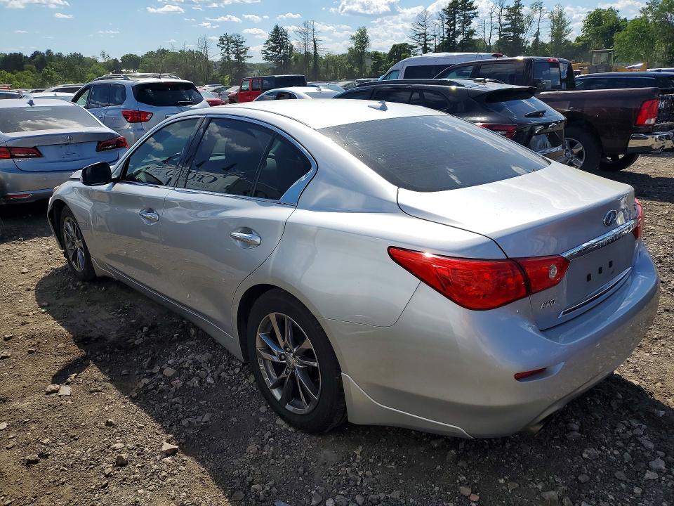 2017 Infiniti VIN JN1EV7ARXHM838976 COPART salvage auction — FRONT END, Md - Cert Of Salvage > 75% Damage, sold $3,550 on 2026-07-06 (photo 2)