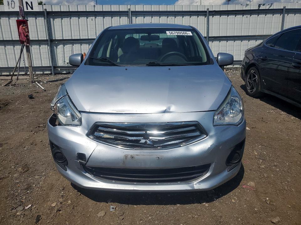 2019 Mitsubishi Mirage VIN ML32F3FJ7KHF09554 COPART salvage auction — FRONT END, Md - Cert Of Salvage < 75% Damage, sold $1,800 on 2026-07-06 (photo 5)