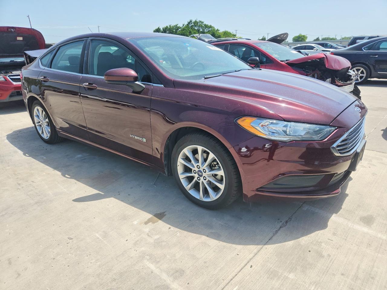 2017 Ford Fusion VIN 3FA6P0LU6HR277967 COPART salvage auction — Rear End, TX - SALVAGE VEHICLE TITLE, sold $1,850 on 2026-07-09 (photo 4)