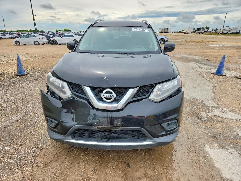 2016 Nissan Rogue VIN JN8AT2MT6GW018557 COPART salvage auction — FRONT END, Nm - Certificate Of Title, sold $1,800 on 2026-07-15 (photo 5)