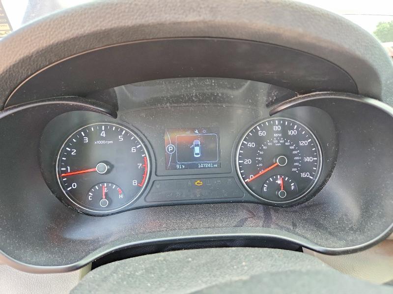 2016 Kia VIN 5XXGT4L31GG104492 COPART salvage auction — DAMAGE HISTORY, Nc - Dealer Only Salvage Title, sold $925 on 2026-07-27 (photo 9)