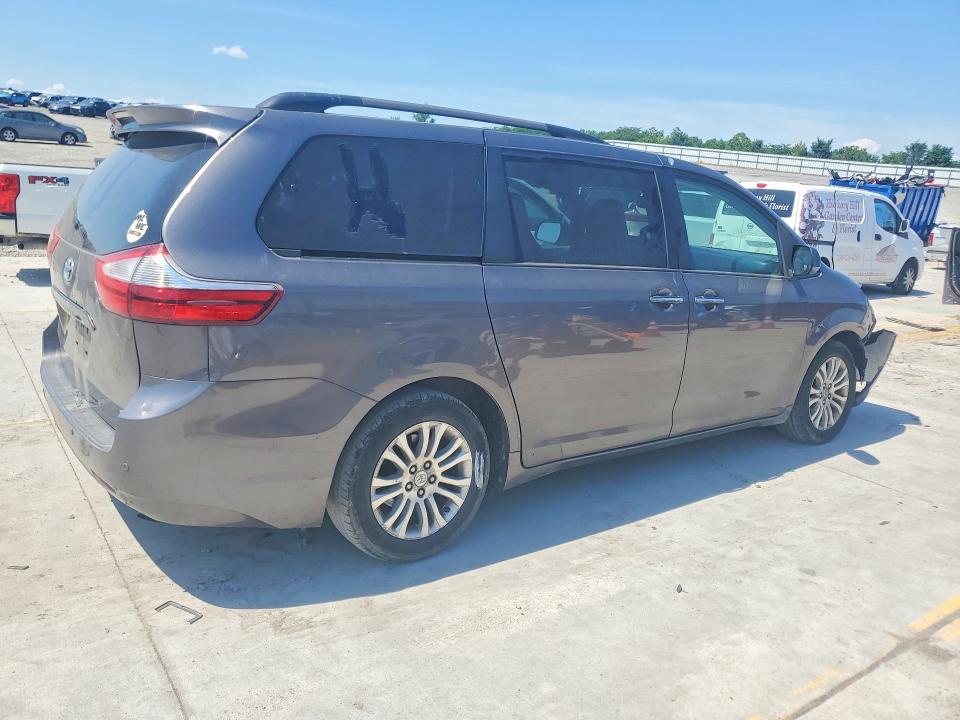 2017 Toyota VIN 5TDYZ3DC0HS815290 COPART salvage auction — FRONT END, KY - CERT OF TITLE-SALVAGE, sold $3,150 on 2026-07-30 (photo 3)
