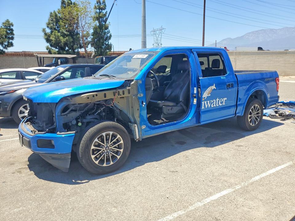 2019 Ford F-150 VIN 1FTEW1CP7KKC35103 COPART salvage auction — FRONT END, Ca - Salvage Certificate, sold $6,700 on 2026-07-09 (photo 1)