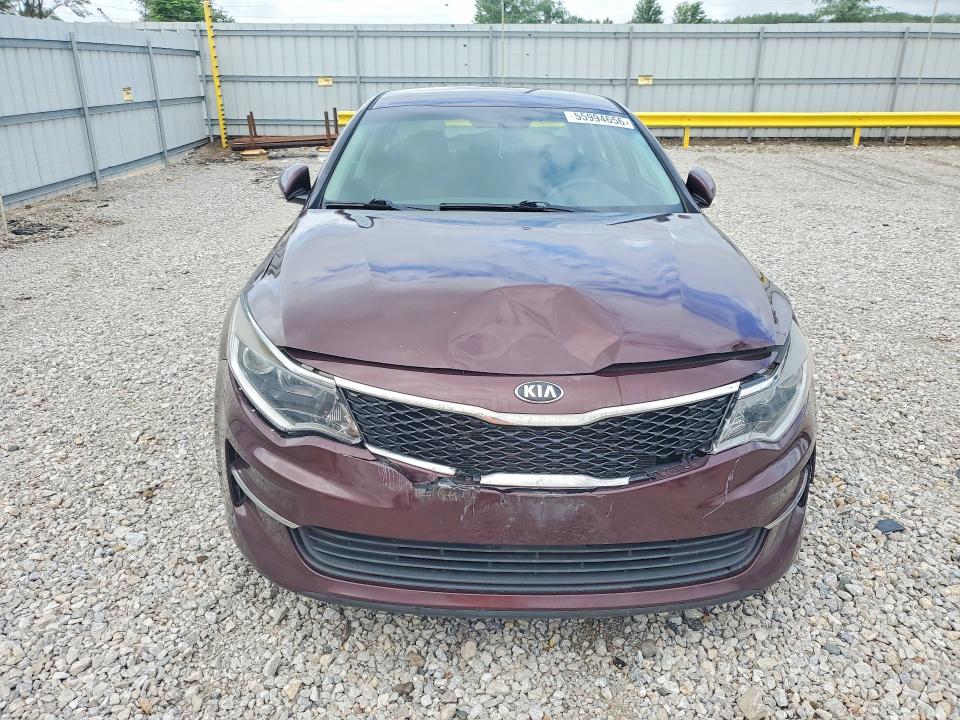 2017 Kia VIN 5XXGT4L34HG155227 COPART salvage auction — FRONT END, Ia - Cert Of Title-Salvage Title, sold $2,150 on 2026-07-17 (photo 5)