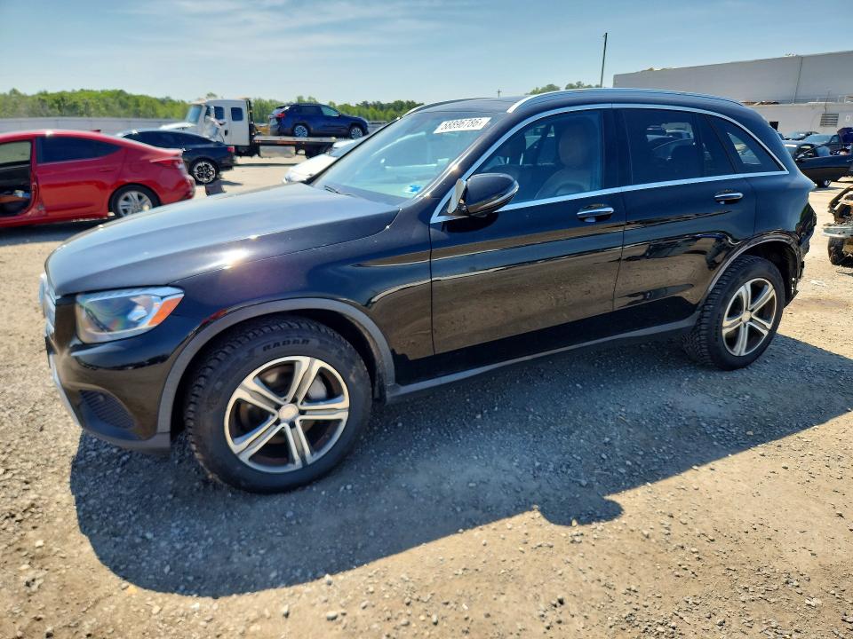 2017 Mercedes-benz Glc VIN WDC0G4KB4HF161181 COPART salvage auction — REAR END, Va - Cert Of Title - Salvage, sold $6,800 on 2026-07-15 (photo 1)