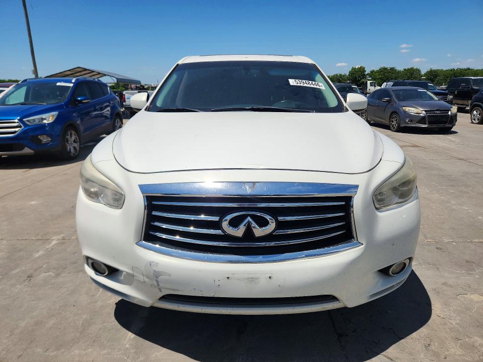 2014 Infiniti VIN 5N1AL0MN0EC521156 COPART salvage auction — REAR END, Tx - Certificate Of Title (P), sold $675 on 2026-07-09 (photo 5)