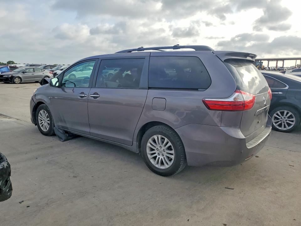 2015 Toyota Sienna VIN 5TDYK3DC8FS677676 COPART salvage auction — FRONT END, TX - SALVAGE VEHICLE TITLE (P), sold $3,950 on 2026-07-09 (photo 2)
