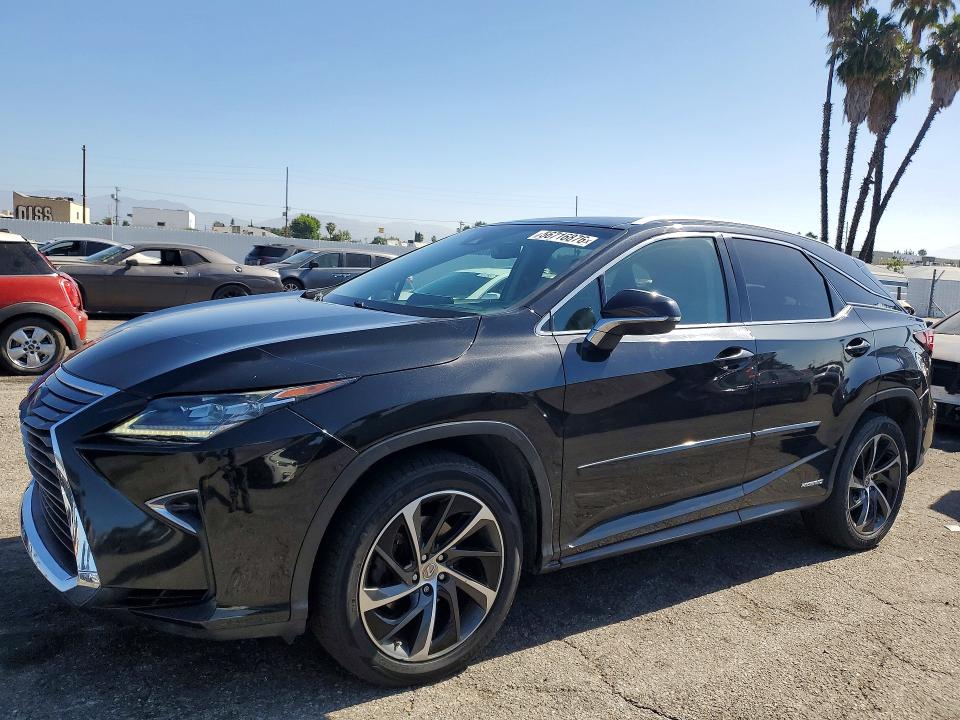 2017 Lexus Rx 450h VIN 2T2BGMCA9HC011706 COPART salvage auction — MINOR DENT/SCRATCHES, Ca - Dis/Dlr/Exp Only Clean Title, sold $18,200 on 2026-07-17 (photo 1)