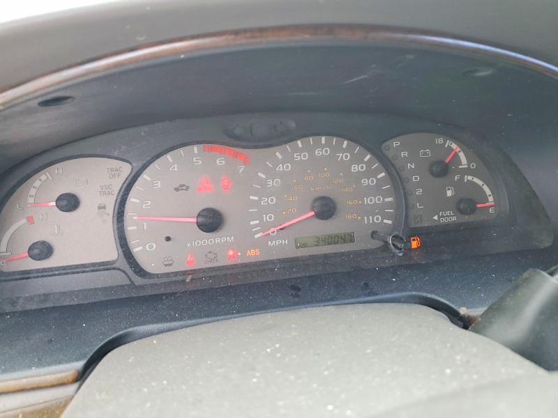 2001 Toyota Sequoia VIN 5TDZT34A21S032479 COPART salvage auction — FRONT END, Fl - Cert Of Title Slvg Rebuildable, sold $525 on 2026-07-14 (photo 9)