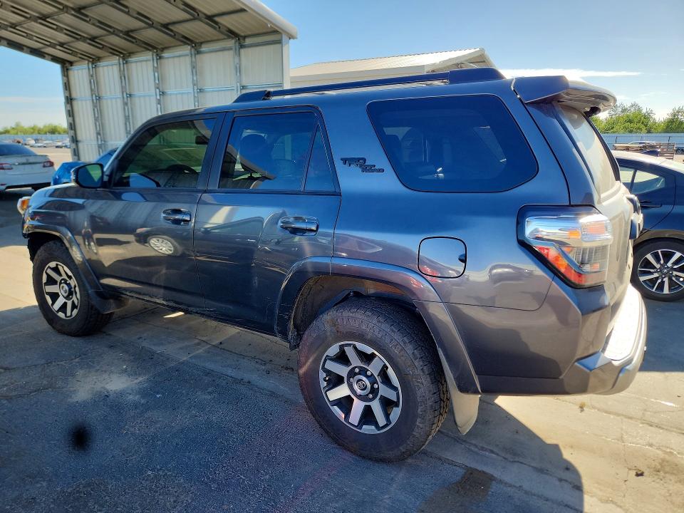 2021 Toyota 4runner VIN JTERU5JR8M5861971 COPART salvage auction — FRONT END, Ca - Salvage Certificate, sold $11,200 on 2026-07-23 (photo 2)