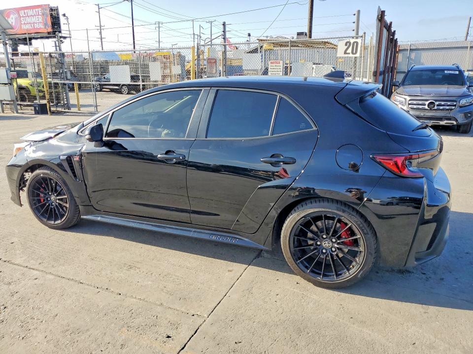 2024 Toyota Gr corolla VIN JTNABAAE2RA013351 COPART salvage auction — FRONT END, Ca - Salvage Certificate (P), sold $13,500 on 2026-07-27 (photo 2)