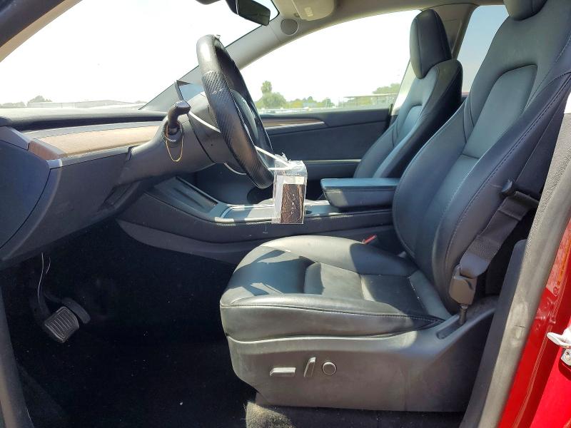 2023 Tesla Model y VIN 7SAYGDEE4PF800860 COPART salvage auction — REAR END, Ca - Salvage Certificate, sold $9,800 on 2026-07-21 (photo 7)
