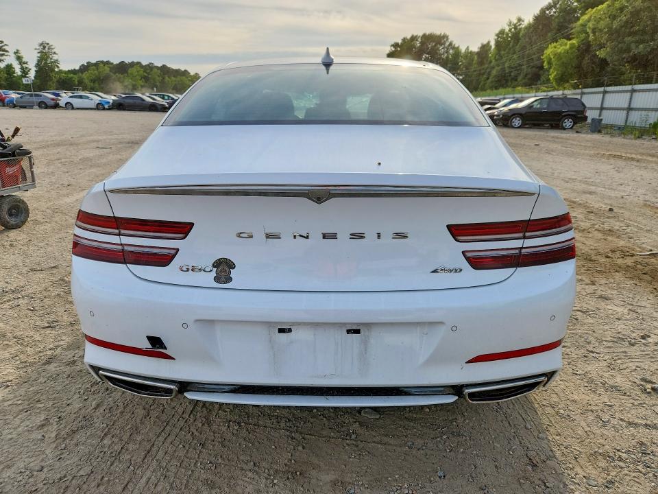 2023 Genesis G80 VIN KMTGB4SC5PU193841 COPART salvage auction — FRONT END, Id - Salvage Certificate Of Title, sold $8,900 on 2026-07-07 (photo 6)