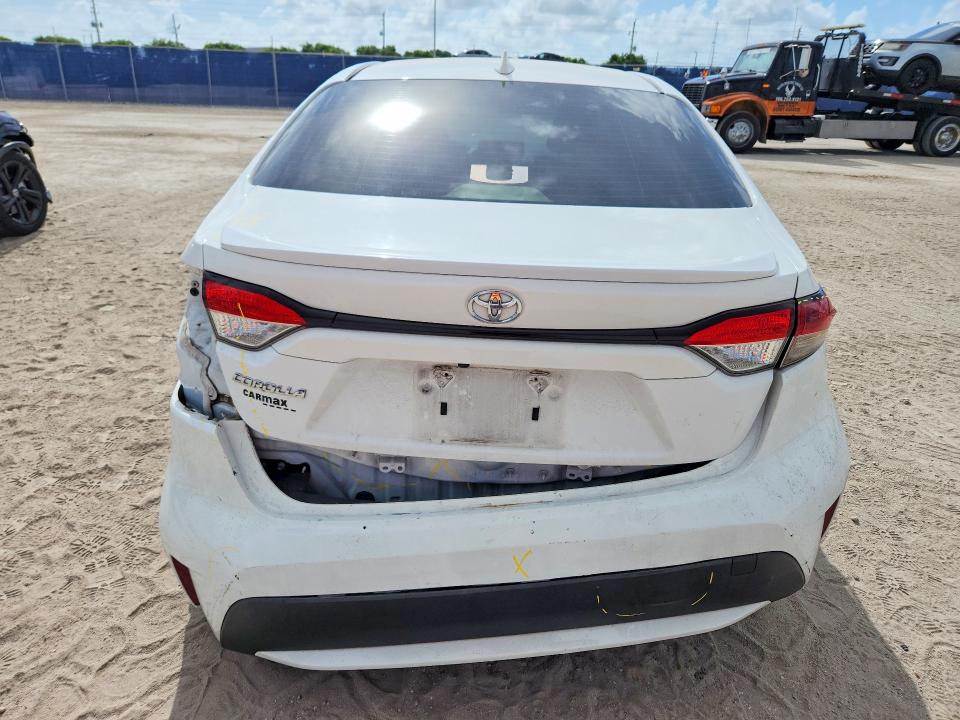 2020 Toyota Corolla VIN JTDEPRAE4LJ028026 COPART salvage auction — REAR END, Fl - Certificate Of Destruction, sold $4,700 on 2026-07-08 (photo 6)