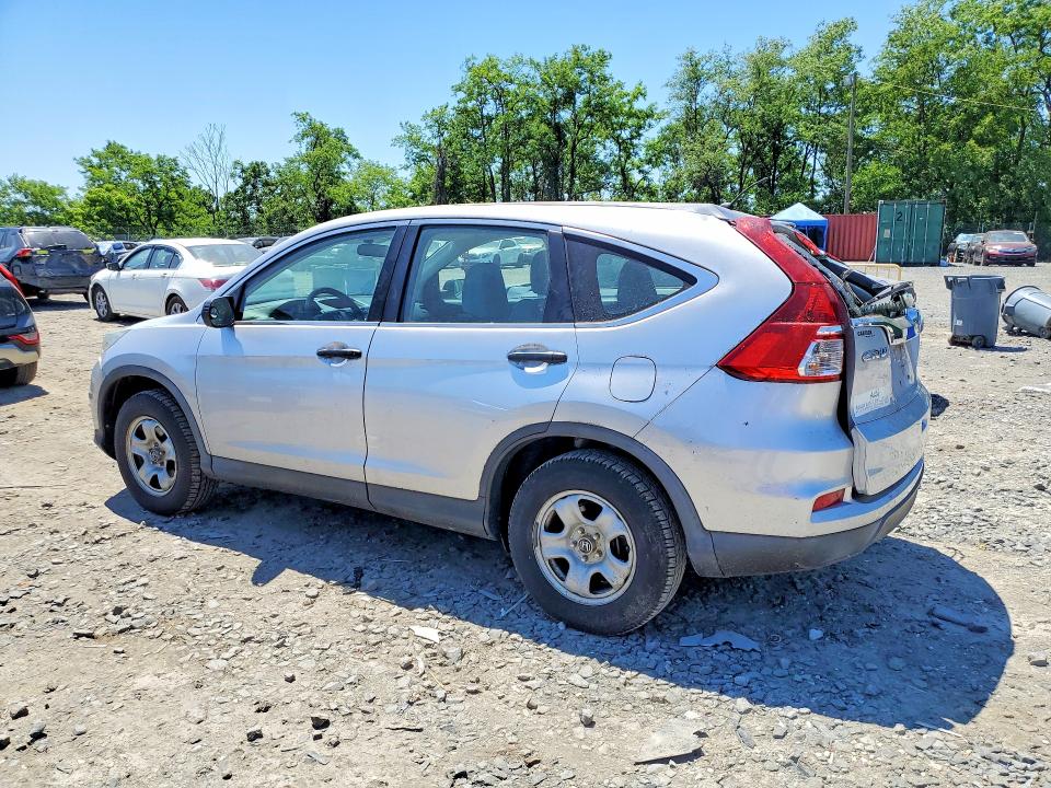 2016 Honda VIN 2HKRM4H31GH649529 COPART salvage auction — REAR END, Md - Cert Of Salvage > 75% Damage, sold $5,200 on 2026-07-02 (photo 2)