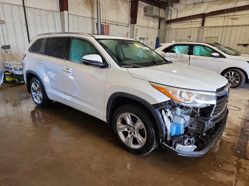 2015 Toyota VIN 5TDDKRFH6FS214641 COPART salvage auction — FRONT END, Wi - Certificate Of Title, sold $9,100 on 2026-07-20 (photo 4)