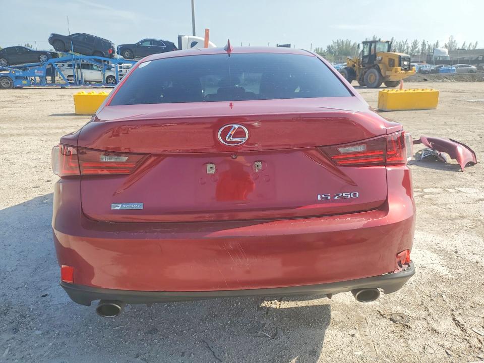 2015 Lexus Is VIN JTHBF1D29F5047403 COPART salvage auction — ROLLOVER, Fl - Cert Of Title Slvg Rebuildable, sold $275 on 2026-07-14 (photo 6)