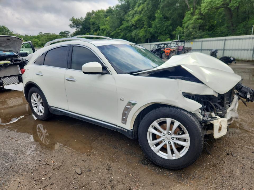 2015 Infiniti Qx70 VIN JN8CS1MU8FM380513 COPART salvage auction — FRONT END, La - Cert Of Title-Salvage, sold $150 on 2026-07-02 (photo 4)