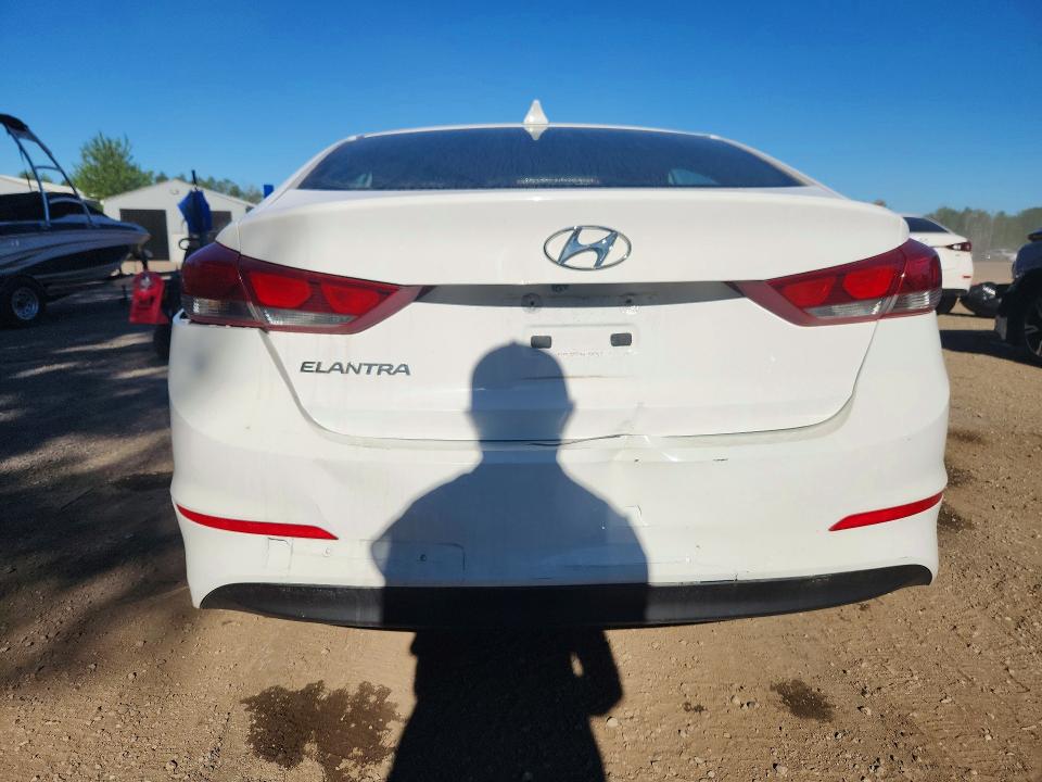 2017 Hyundai Elantra VIN KMHD84LF6HU209843 COPART salvage auction — FRONT END, On - Permit Salvage, sold $1,850 on 2026-07-14 (photo 6)