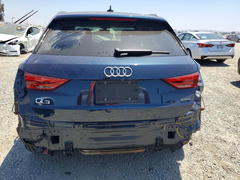 2020 Audi VIN WA1AECF38L1029571 COPART salvage auction — REAR END, Ca - Salvage Certificate, sold $8,800 on 2026-07-02 (photo 6)
