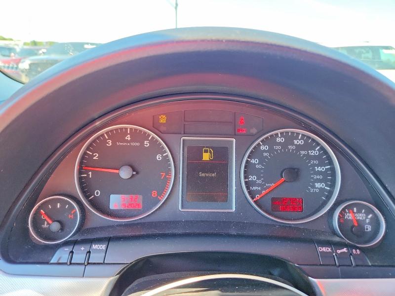 2005 Audi A4 VIN WAUDF78E75A577745 COPART salvage auction — REAR END, In - Cert Of Title-Salvage Title, sold $275 on 2026-07-17 (photo 9)