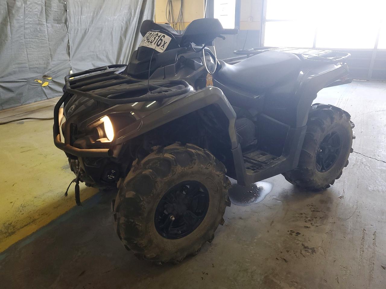 2021 Can-Am Outlander VIN 3JBLKAT49MJ001750 COPART salvage auction — Vandalized, IN - CERT OF TITLE-SALVAGE TITLE, sold $3,400 on 2026-07-09 (photo 2)