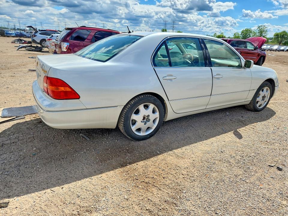 2001 Lexus Ls VIN JTHBN30F710047008 COPART salvage auction — HAIL, IL - SALVAGE CERTIFICATE, sold $400 on 2026-07-30 (photo 3)