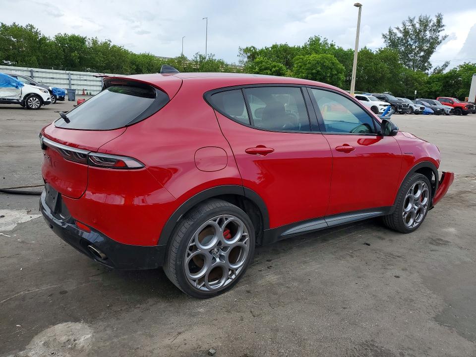 2024 Alfa romeo Tonale VIN ZASPATDW5R3037976 COPART salvage auction — FRONT END, FL - CERT OF TITLE SLVG REBUILDABLE, sold $6,300 on 2026-08-24 (photo 3)