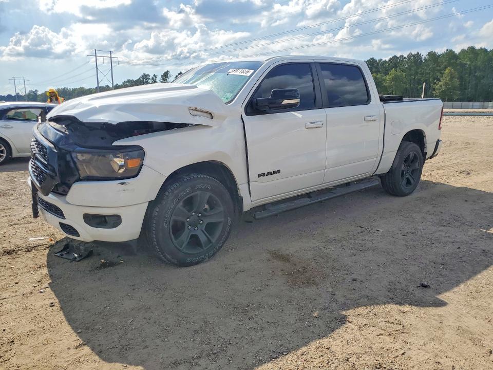 2022 Ram 1500 VIN 1C6RREFT2NN431680 COPART salvage auction — FRONT END, LA - CERT OF TITLE-SALVAGE, sold $7,600 on 2026-07-31 (photo 1)