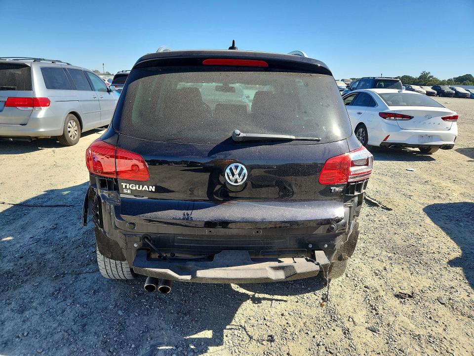 2016 Volkswagen Tiguan VIN WVGAV7AX9GW525278 COPART salvage auction — REAR END, Ca - Salvage Certificate, sold $1,950 on 2026-07-21 (photo 6)