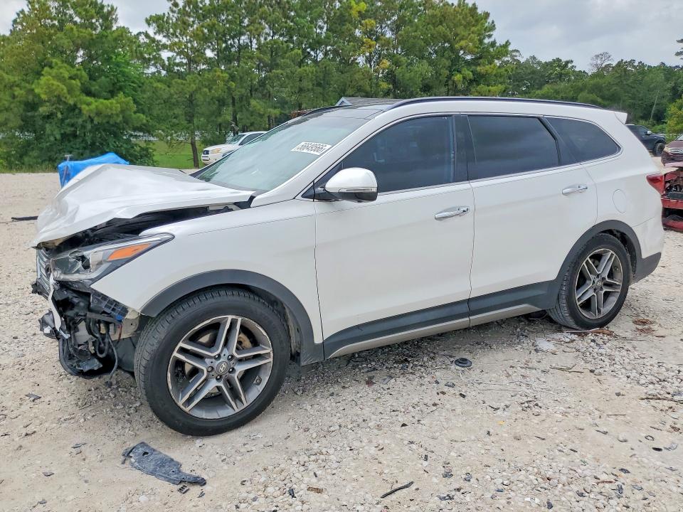 2017 Hyundai Santa fe VIN KM8SR4HF1HU255951 COPART salvage auction — FRONT END, Tx - Salvage Vehicle Title, sold $900 on 2026-07-28 (photo 1)