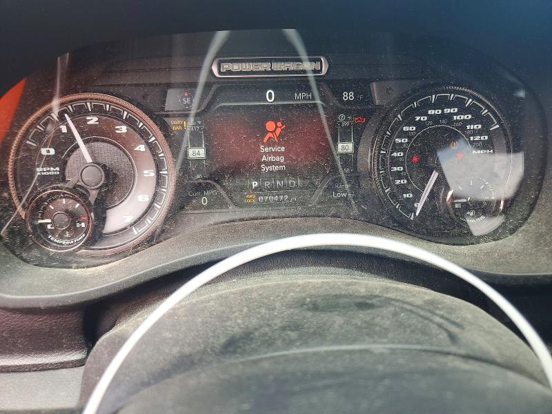 2021 Ram 2500 VIN 3C6TR5EJ5MG520396 COPART salvage auction — FRONT END, FL - CERT OF TITLE SLVG REBUILDABLE (P), sold $9,700 on 2026-07-29 (photo 9)