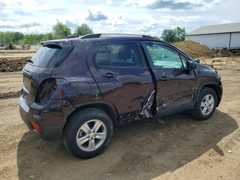 2021 Chevrolet Trax VIN KL7CJPSBXMB347635 COPART salvage auction — FRONT END, OH - CERT OF TITLE-SALVAGE, sold $825 on 2026-07-23 (photo 3)