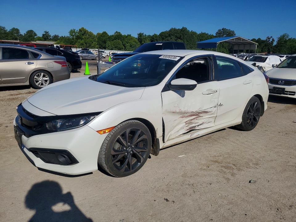 2020 Honda Civic VIN 2HGFC2F86LH548757 — COPART salvage auction photo