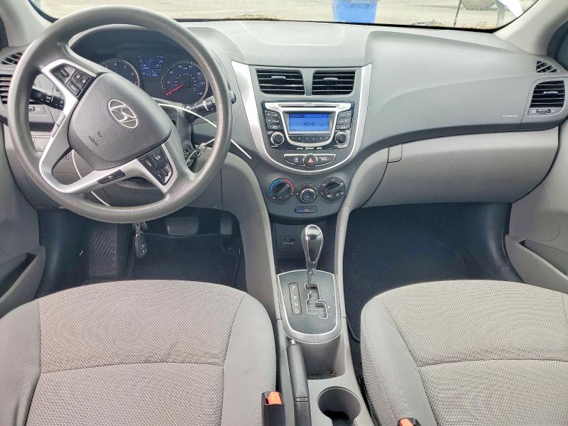 2012 Hyundai Accent VIN KMHCU4AE7CU084801 COPART salvage auction — REAR END, OR - SALVAGE TITLE CERTIFICATE, sold $675 on 2026-07-06 (photo 8)