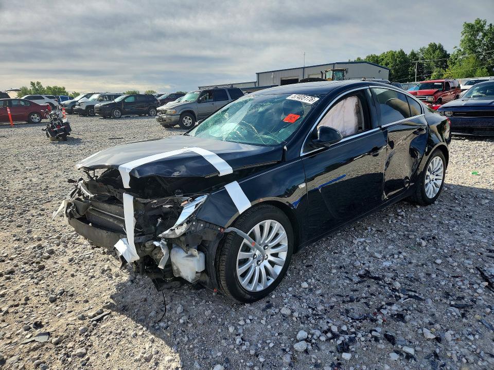 2011 Buick Regal VIN W04GT5GC6B1004029 COPART salvage auction — FRONT END, Mi - Certificate Of Title, sold $575 on 2026-07-16 (photo 1)