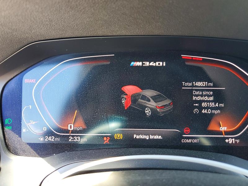 2020 BMW M3 VIN 3MW5U7J02L8B23386 COPART salvage auction — FRONT END, Va - Dis/Dlr/Exp Only Clean Title, sold $12,000 on 2026-07-30 (photo 9)