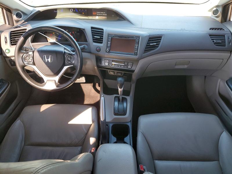2012 Honda Civic VIN JHMFB4F35CS003478 COPART salvage auction — FRONT END, Sc - Salvage Title, sold $775 on 2026-07-14 (photo 8)