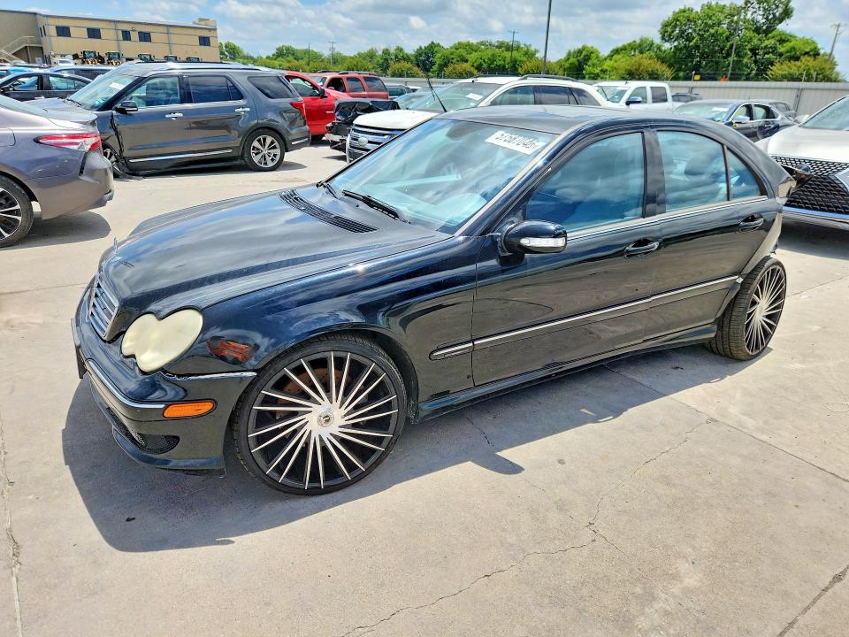 2006 Mercedes-benz C-klasse VIN WDBRF52H36F781607 COPART salvage auction — REAR END, Tx - Salvage Vehicle Title, sold $425 on 2026-07-16 (photo 1)