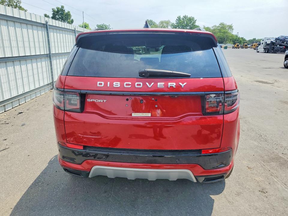 2025 Land rover Discovery sport VIN SALCJ2FX5SH365023 COPART salvage auction — FRONT END, Va - Cert Of Title - Salvage, sold $15,400 on 2026-07-16 (photo 6)