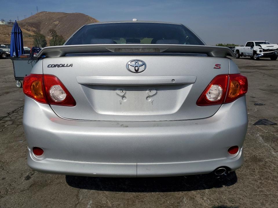 2009 Toyota Corolla VIN 1NXBU40E19Z058152 COPART salvage auction — FRONT END, Ca - Salvage Certificate, sold $500 on 2026-07-02 (photo 6)