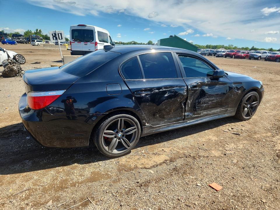 2009 BMW 5 series VIN WBANV93549C131749 COPART salvage auction — SIDE, Il - Salvage Certificate, sold $475 on 2026-07-23 (photo 3)