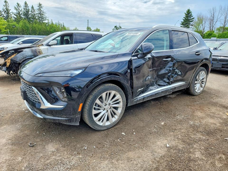 2024 Buick Envision VIN LRBFZSE46RD036366 COPART salvage auction — SIDE, ON - PERMIT NO BRAND - UNFIT, sold $10,700 on 2026-07-07 (photo 1)