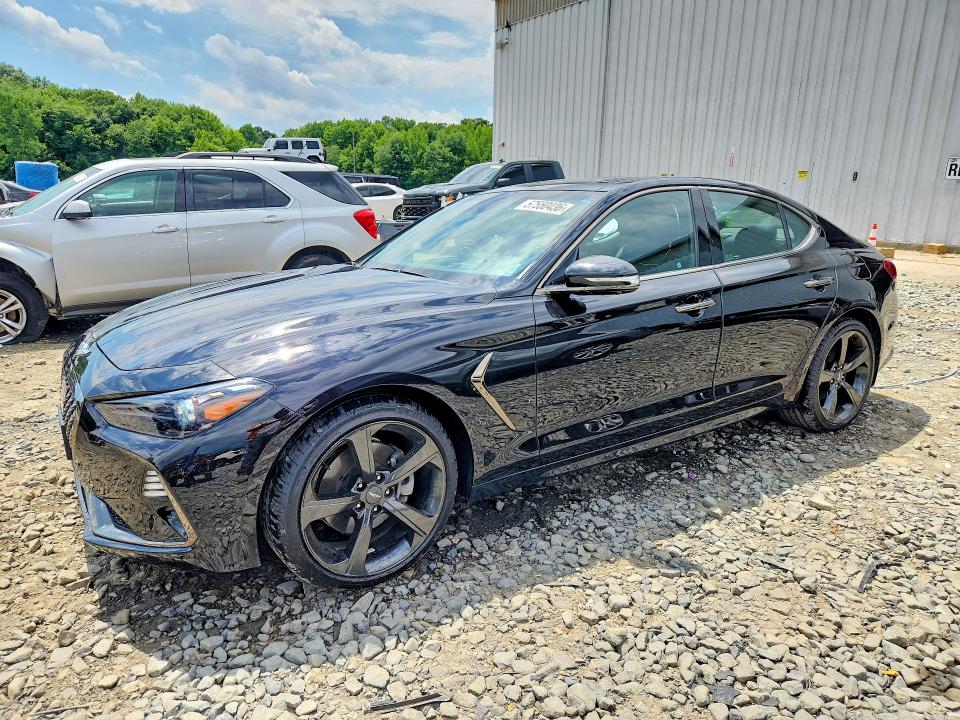 2019 Genesis VIN KMTG44LA1KU012699 COPART salvage auction — SIDE, Nj - Cert Of Title-Salvage, sold $2,150 on 2026-07-22 (photo 1)