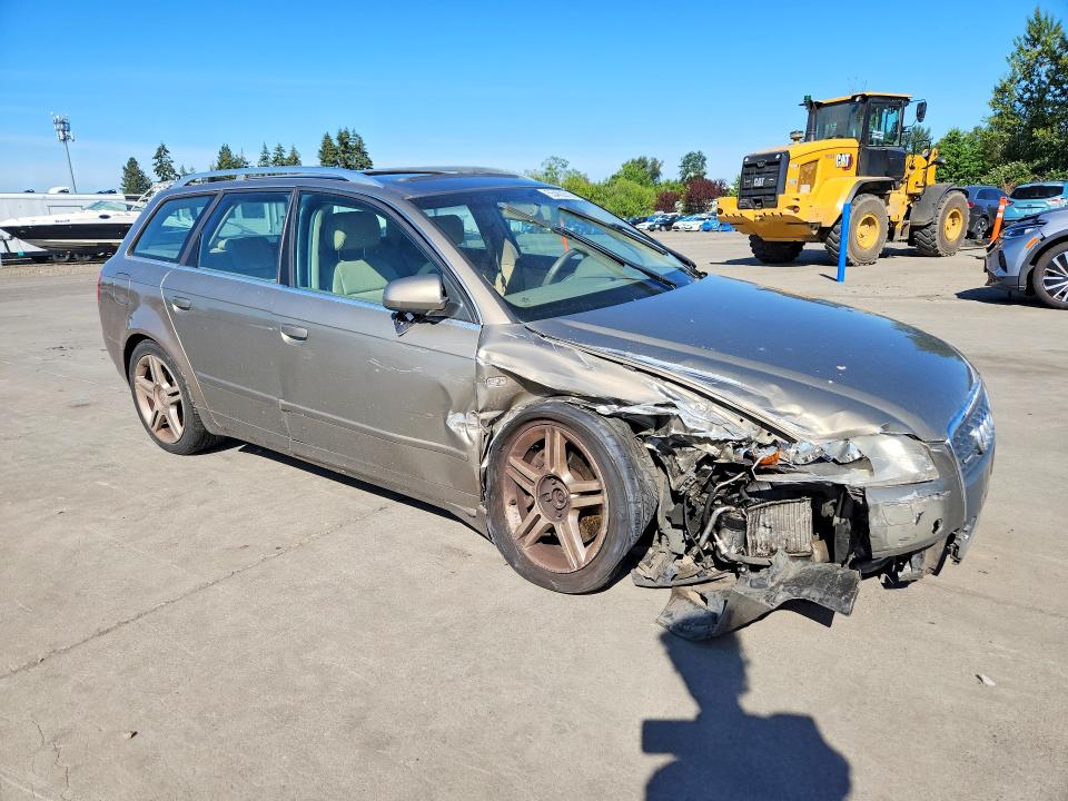 2007 Audi A4 VIN WAUKF78E57A231624 COPART salvage auction — FRONT END, Or - Salvage Title Certificate, sold $150 on 2026-07-27 (photo 4)